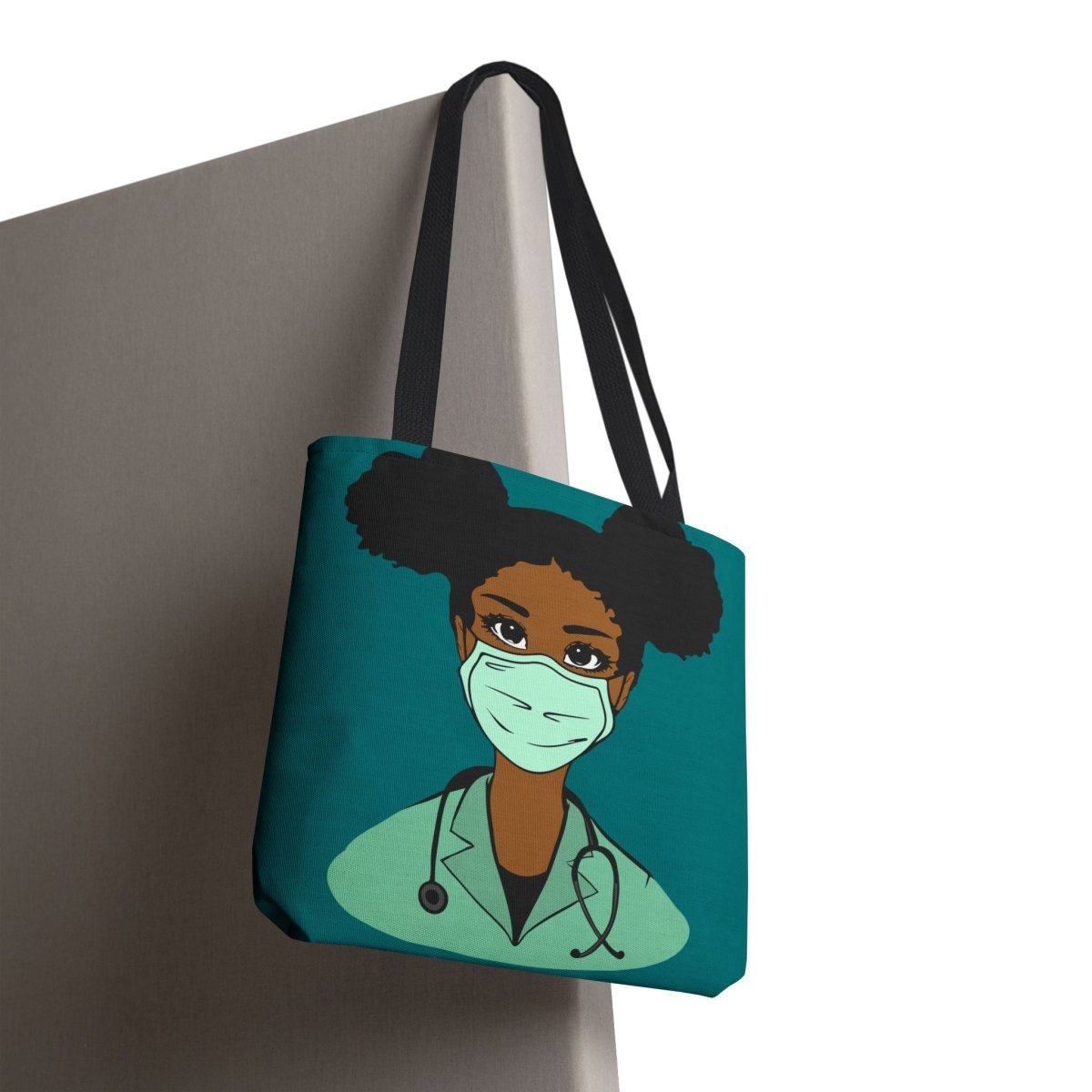 Black Doctors Tote Bag - Afrocentric Art by The Trini Gee