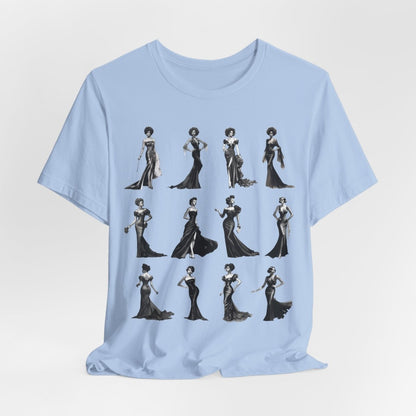 Black Dress Shirt - Afrocentric Art by The Trini Gee