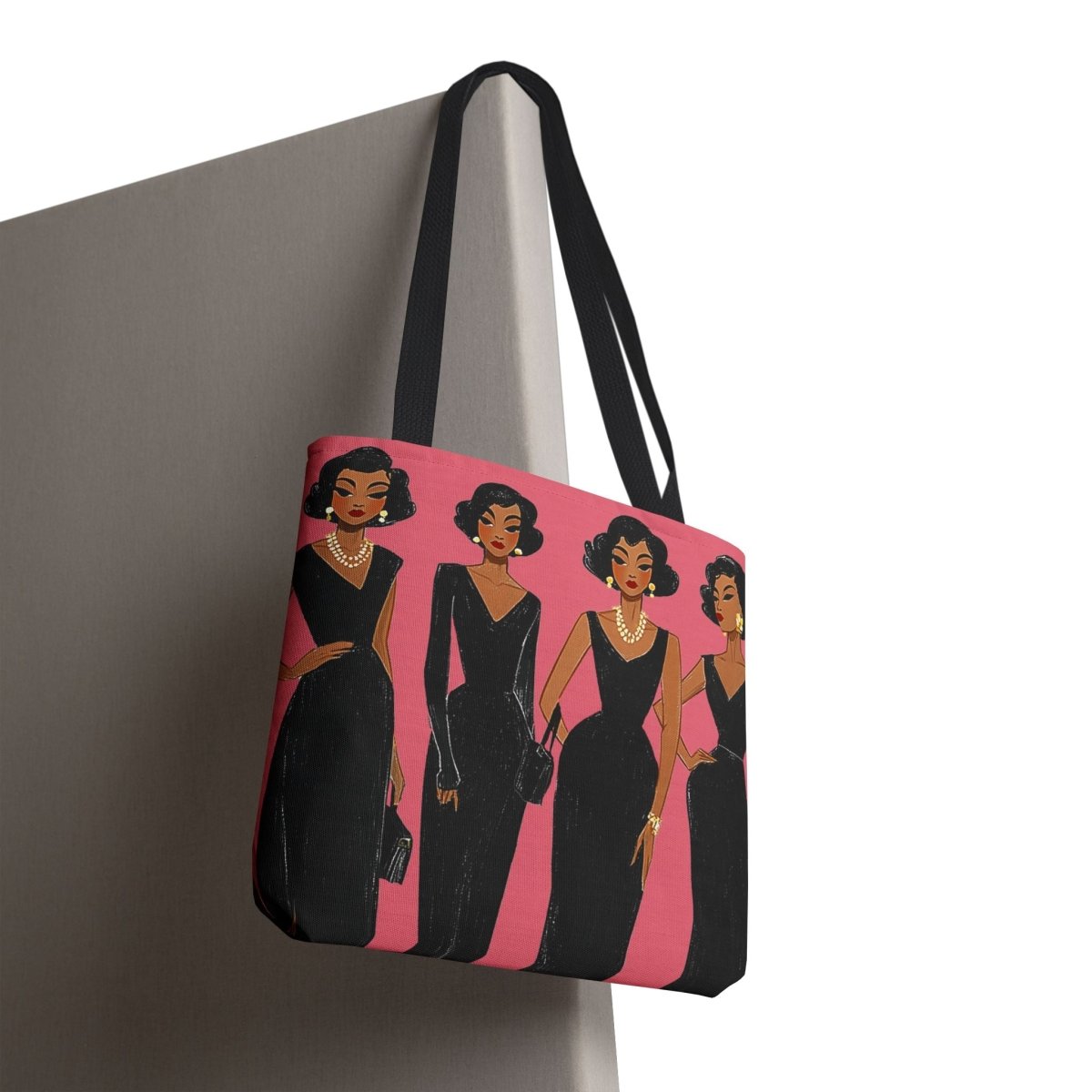 Black Dresses Tote Bag - Afrocentric Art by The Trini Gee