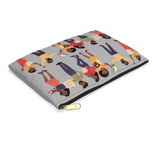 Black Educators Pouch - Afrocentric Art by The Trini Gee