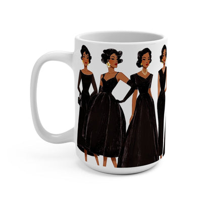 Black Elegance Mug - Afrocentric Art by The Trini Gee