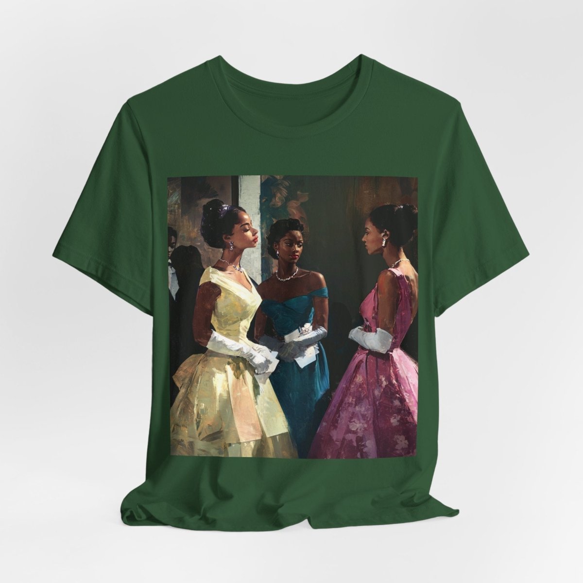 Black Elegance T-shirt - Afrocentric Art by The Trini Gee