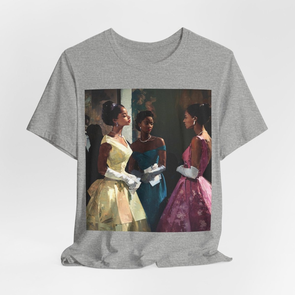 Black Elegance T-shirt - Afrocentric Art by The Trini Gee