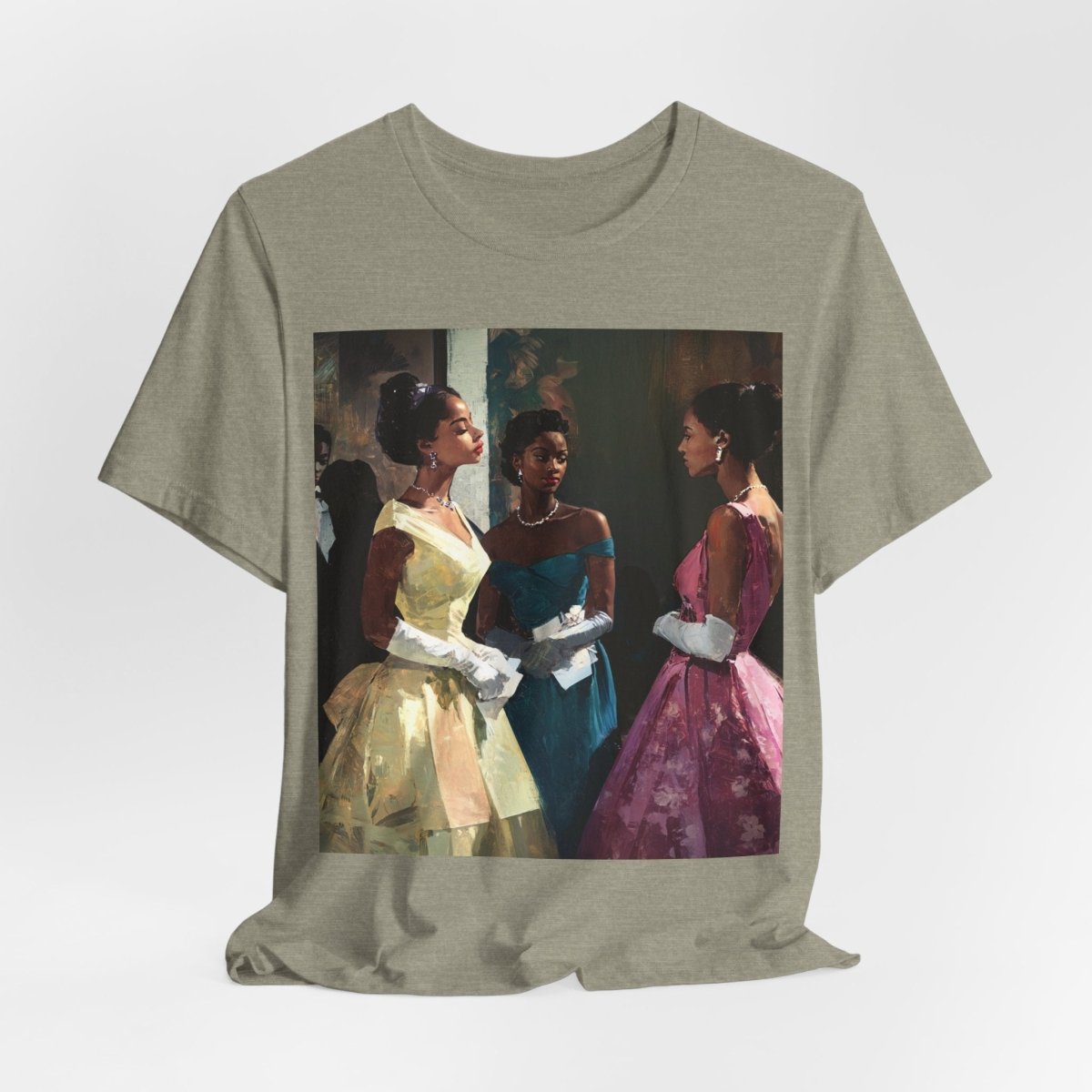 Black Elegance T-shirt - Afrocentric Art by The Trini Gee