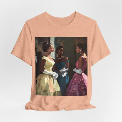 Black Elegance T-shirt - Afrocentric Art by The Trini Gee