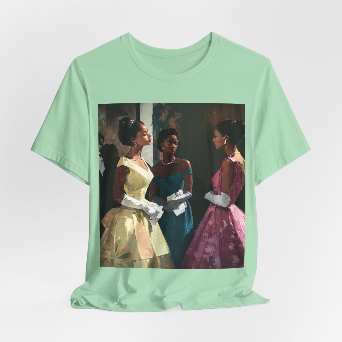 Black Elegance T-shirt - Afrocentric Art by The Trini Gee