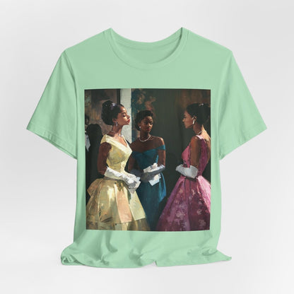 Black Elegance T-shirt - Afrocentric Art by The Trini Gee