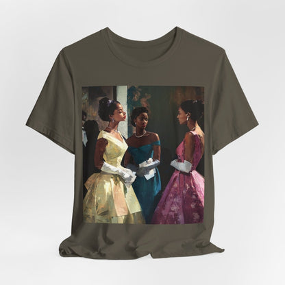 Black Elegance T-shirt - Afrocentric Art by The Trini Gee