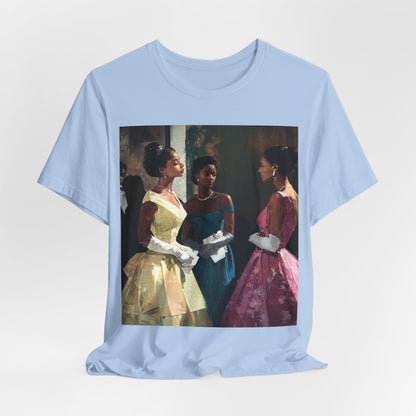 Black Elegance T-shirt - Afrocentric Art by The Trini Gee