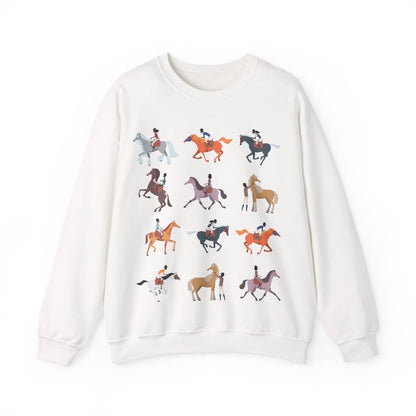 Black Equestrians Sweatshirt - Afrocentric Art by The Trini Gee