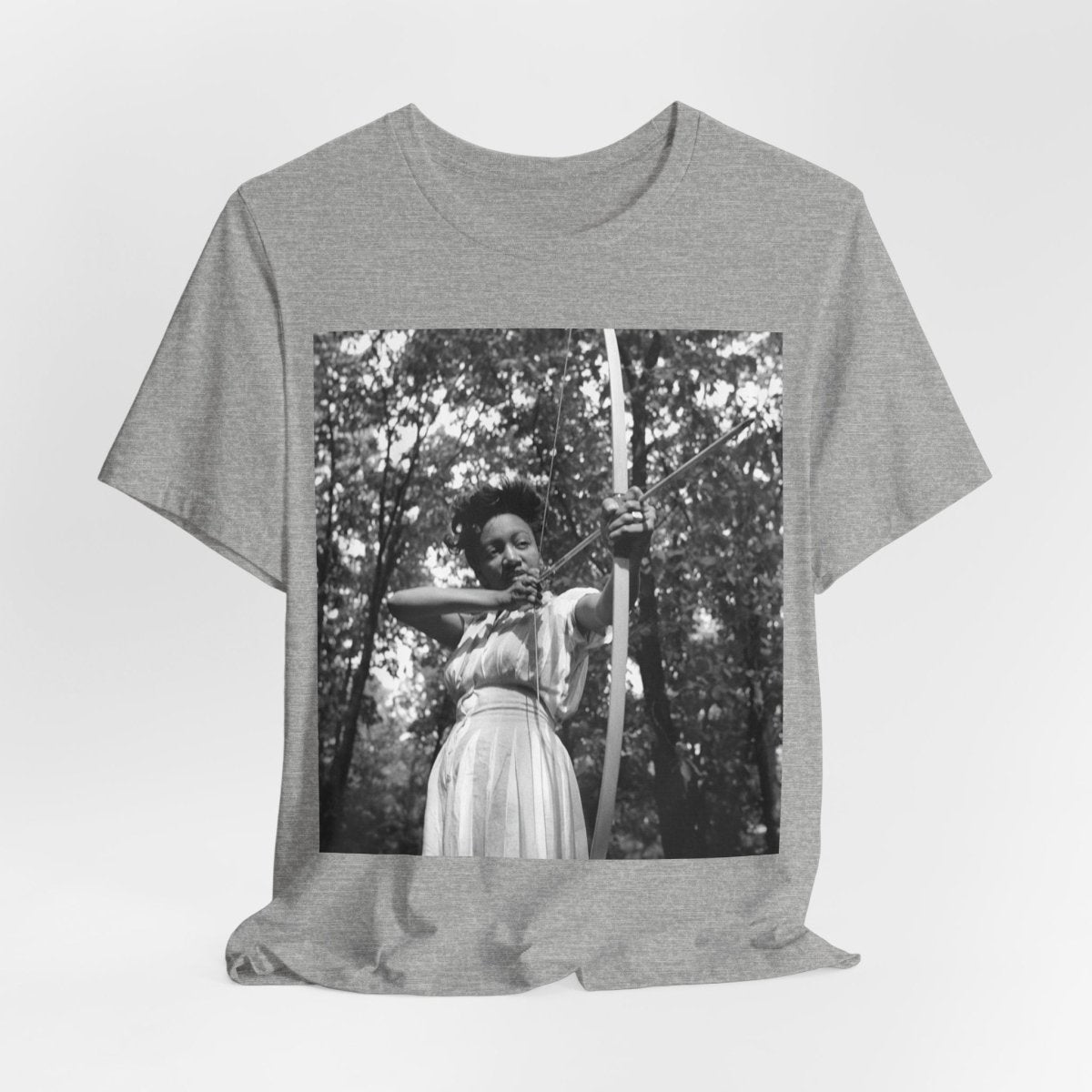 Black Girl Archery Shirt - Afrocentric Art by The Trini Gee