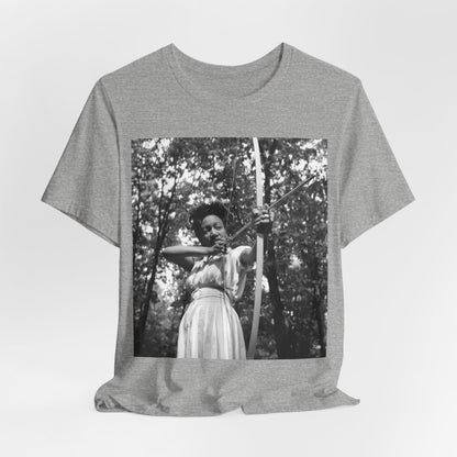 Black Girl Archery Shirt - Afrocentric Art by The Trini Gee