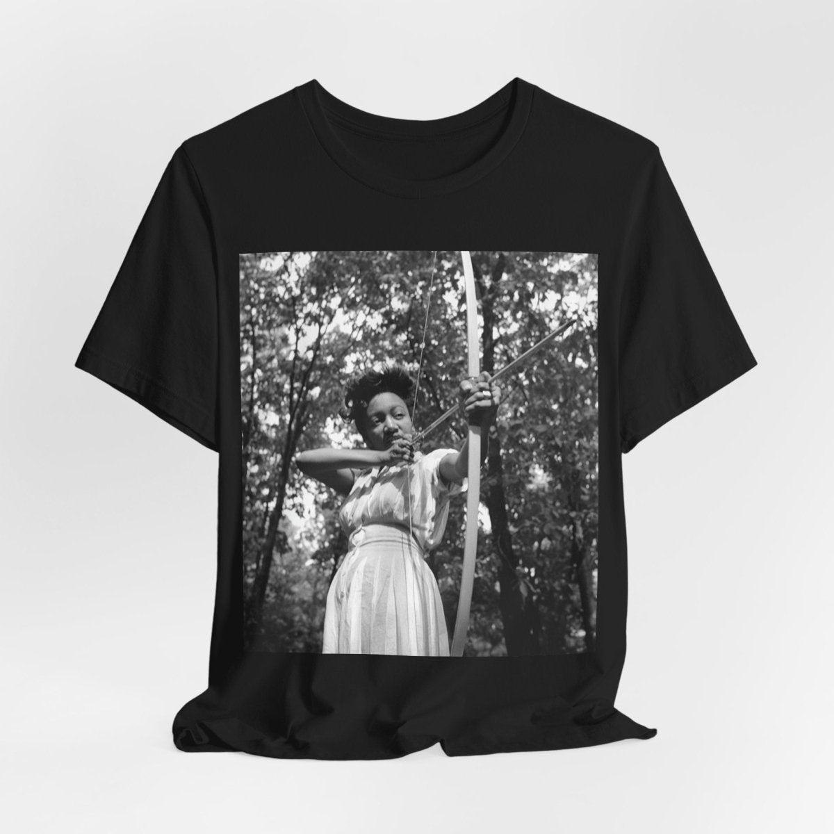 Black Girl Archery Shirt - Afrocentric Art by The Trini Gee