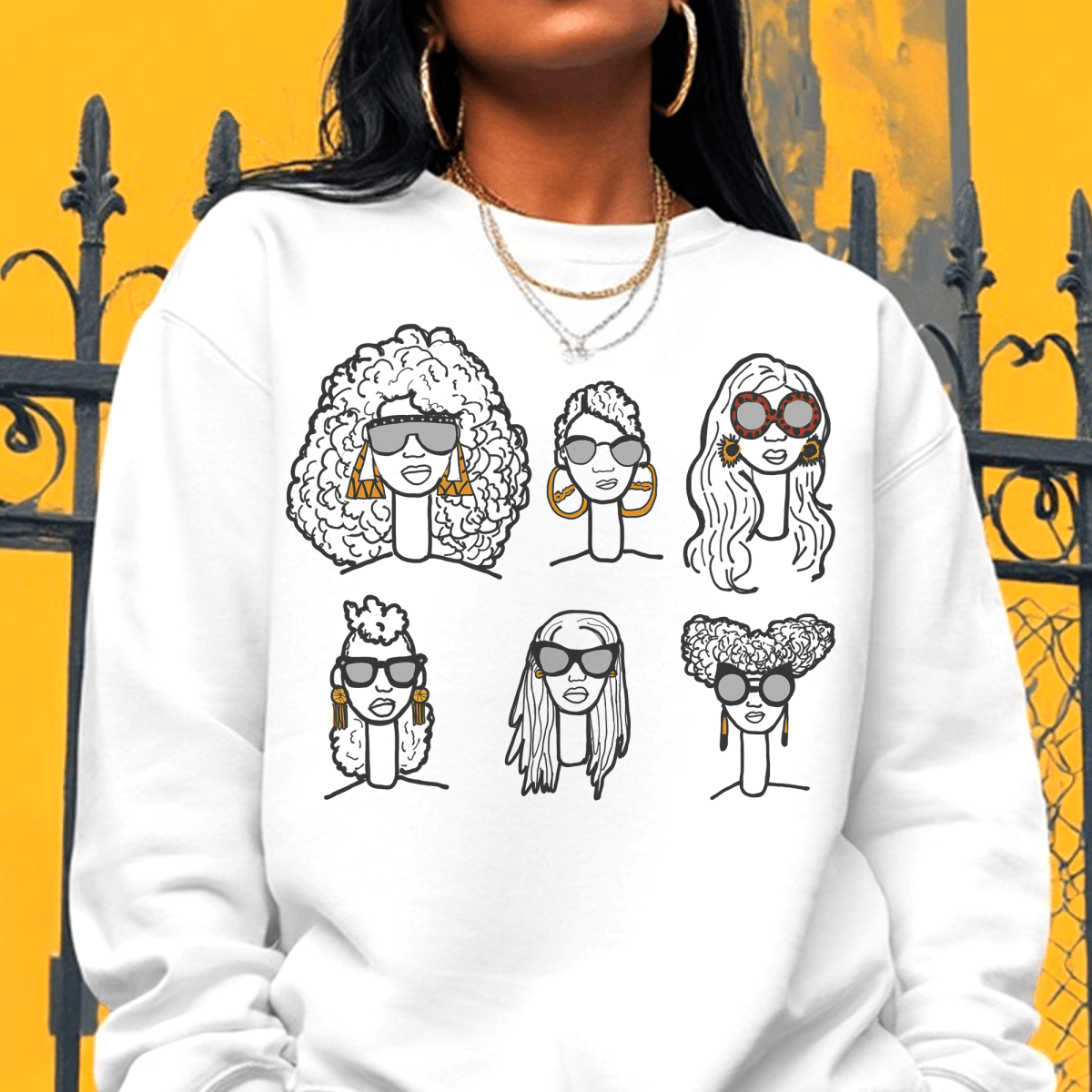Black Girl Cool Sweatshirt - The Trini Gee