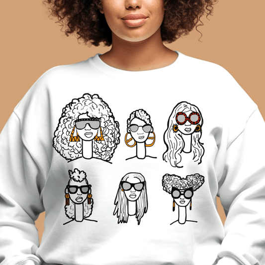 Black Girl Cool Sweatshirt - The Trini Gee