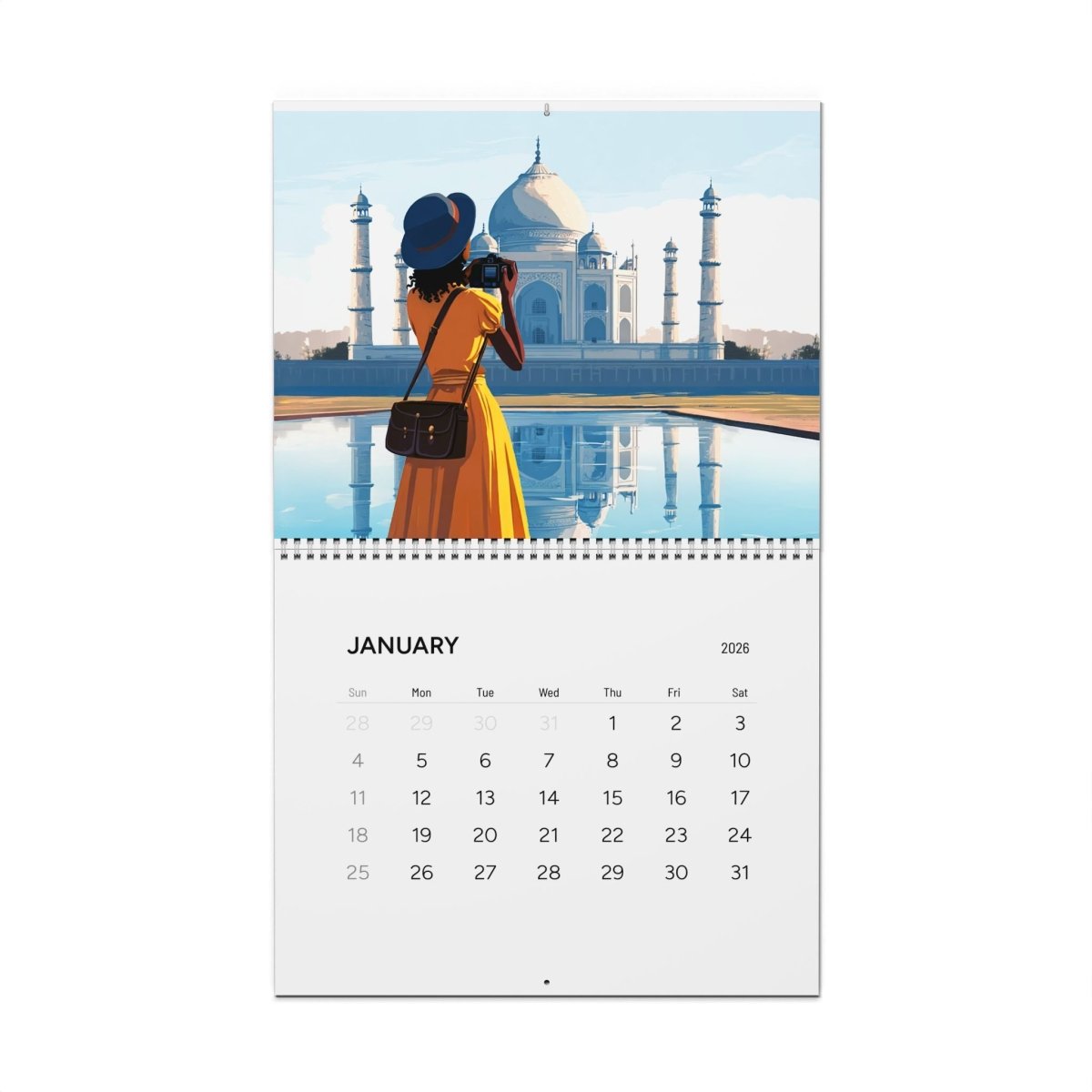 Black Girl Geographic 2026 Calendar - Afrocentric Art by The Trini Gee