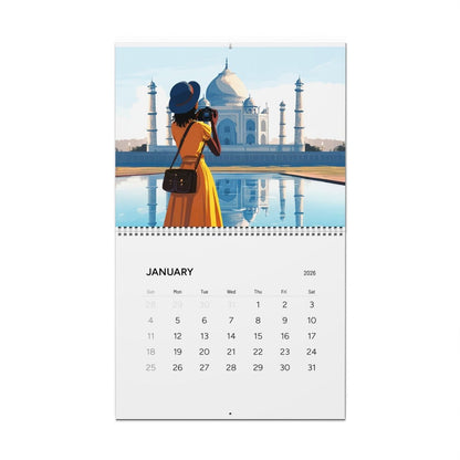 Black Girl Geographic 2026 Calendar - Afrocentric Art by The Trini Gee