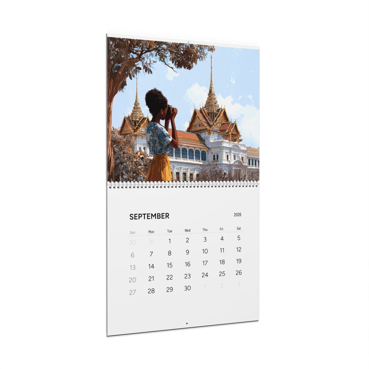 Black Girl Geographic 2026 Calendar - Afrocentric Art by The Trini Gee