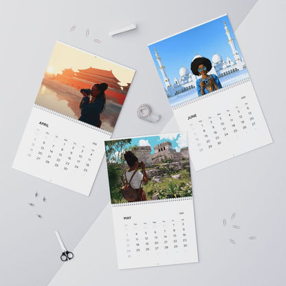 Black Girl Geographic 2026 Calendar - Afrocentric Art by The Trini Gee