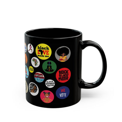 Black Girl Magic Mug - Afrocentric Art by The Trini Gee