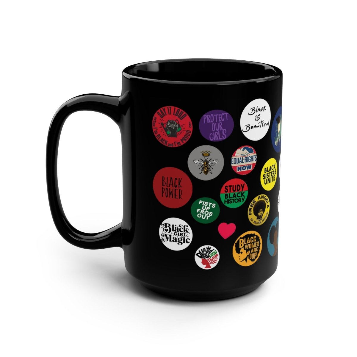 Black Girl Magic Mug - Afrocentric Art by The Trini Gee