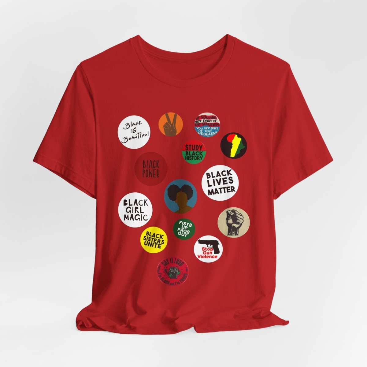 Black Girl Magic Shirt - Afrocentric Art by The Trini Gee