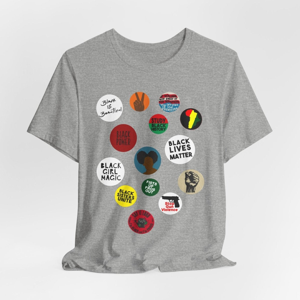 Black Girl Magic Shirt - Afrocentric Art by The Trini Gee