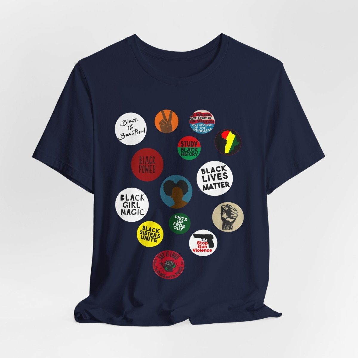 Black Girl Magic Shirt - Afrocentric Art by The Trini Gee