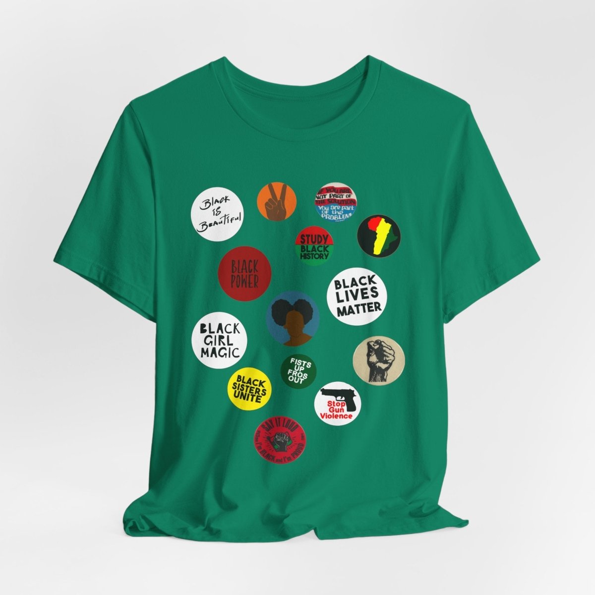 Black Girl Magic Shirt - Afrocentric Art by The Trini Gee