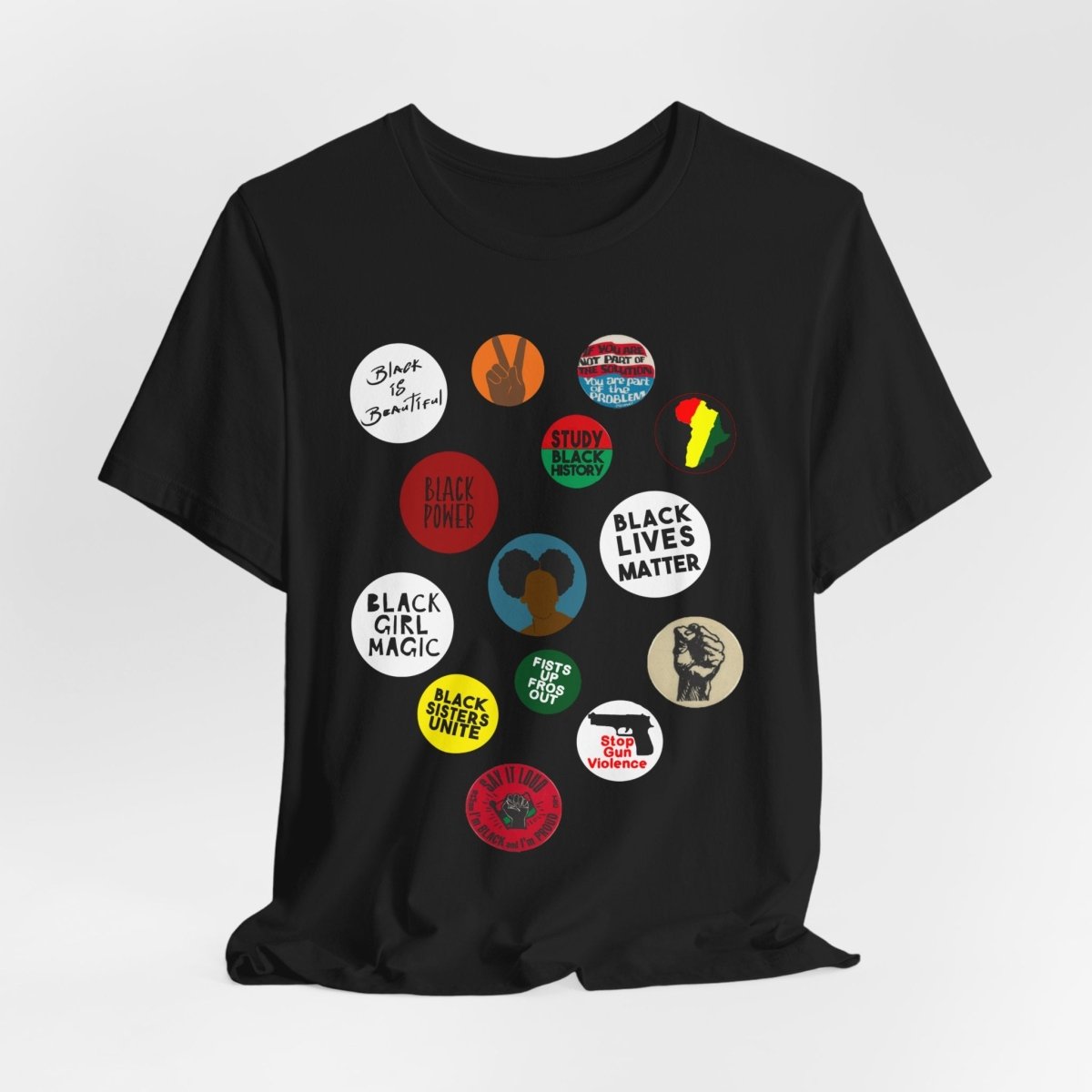 Black Girl Magic Shirt - Afrocentric Art by The Trini Gee