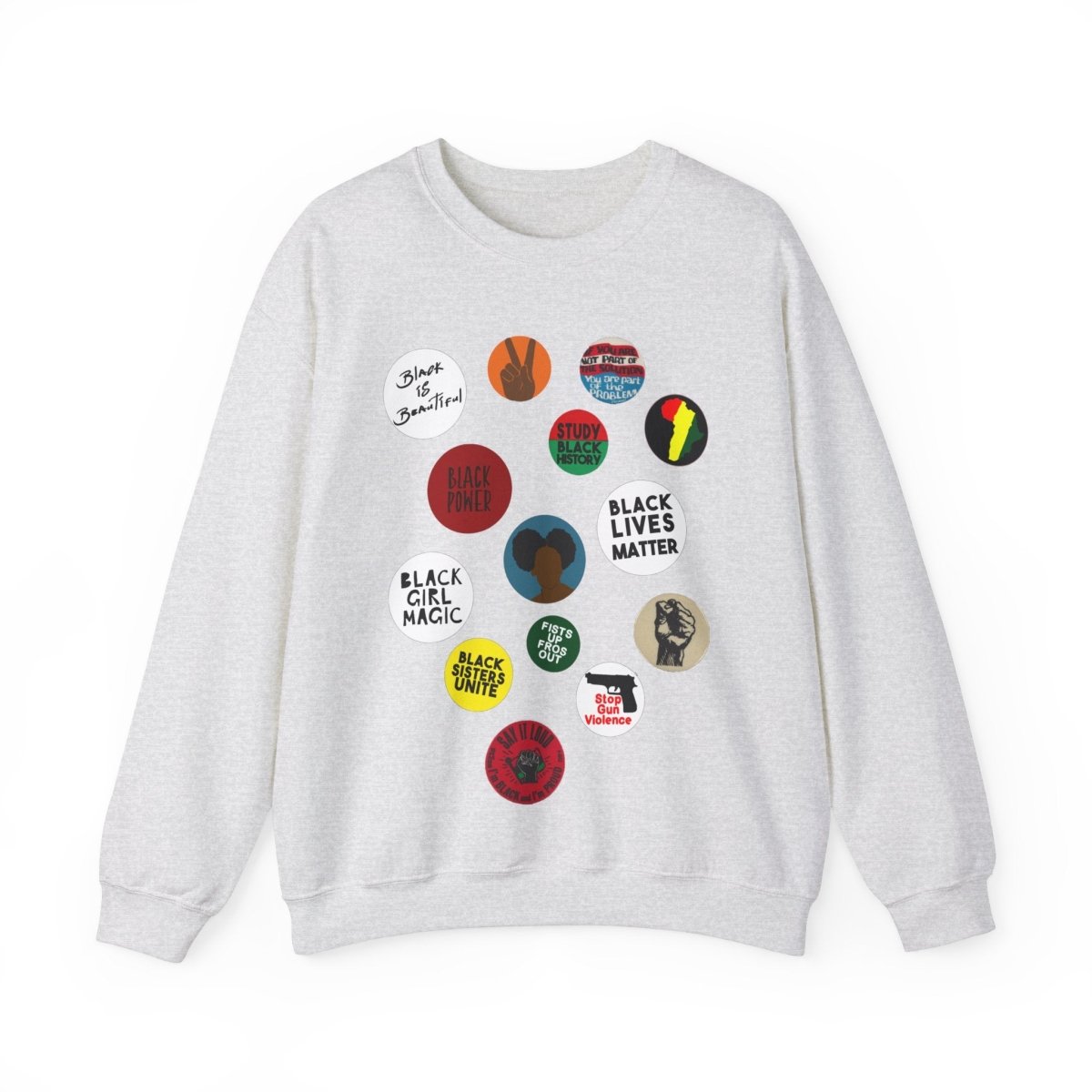 Black Girl Magic Sweatshirt - Afrocentric Art by The Trini Gee