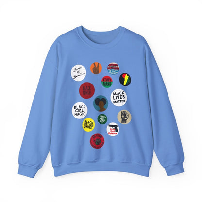 Black Girl Magic Sweatshirt - Afrocentric Art by The Trini Gee