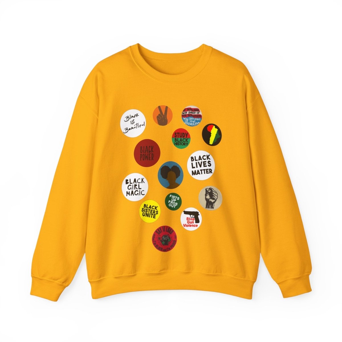 Black Girl Magic Sweatshirt - Afrocentric Art by The Trini Gee