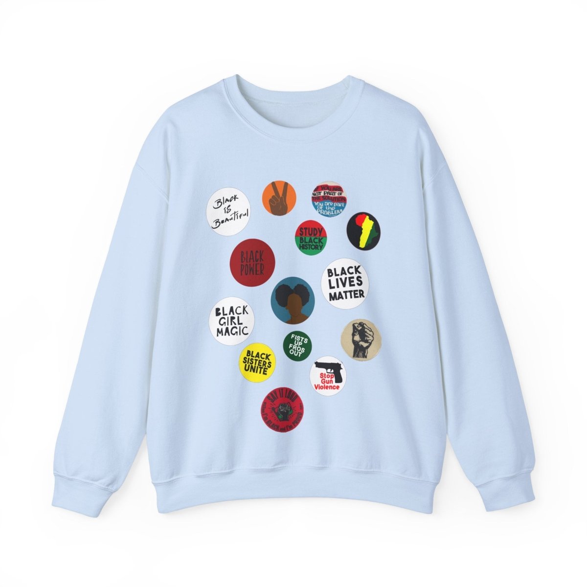 Black Girl Magic Sweatshirt - Afrocentric Art by The Trini Gee