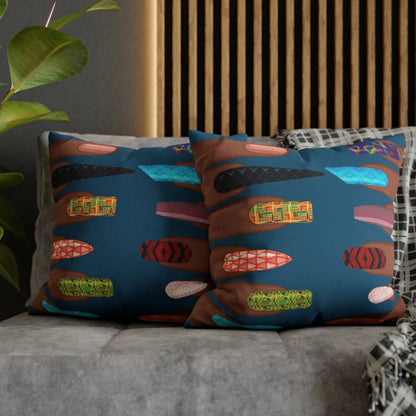 Black Girl Nails Pillow - Afrocentric Art by The Trini Gee
