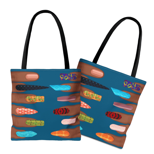 Black Girl Nails Tote Bag - Afrocentric Art by The Trini Gee