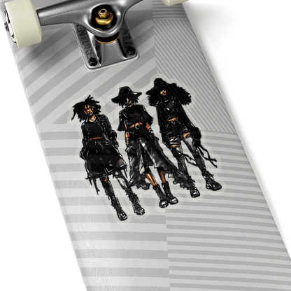 Black Girls Goth Sticker - The Trini Gee