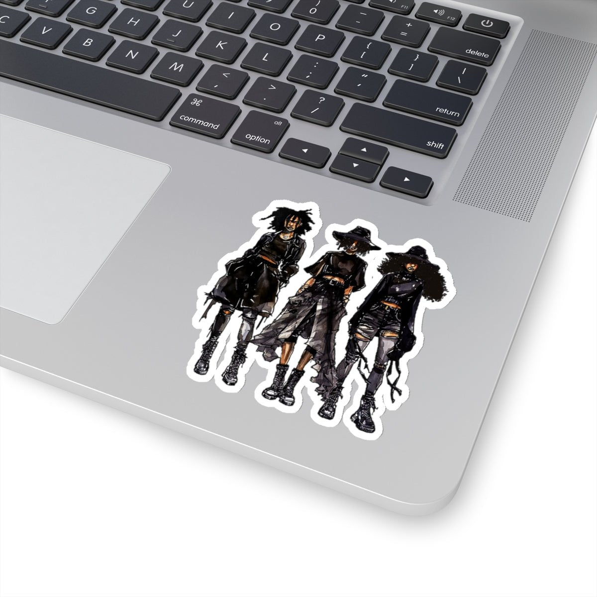 Black Girls Goth Sticker - The Trini Gee