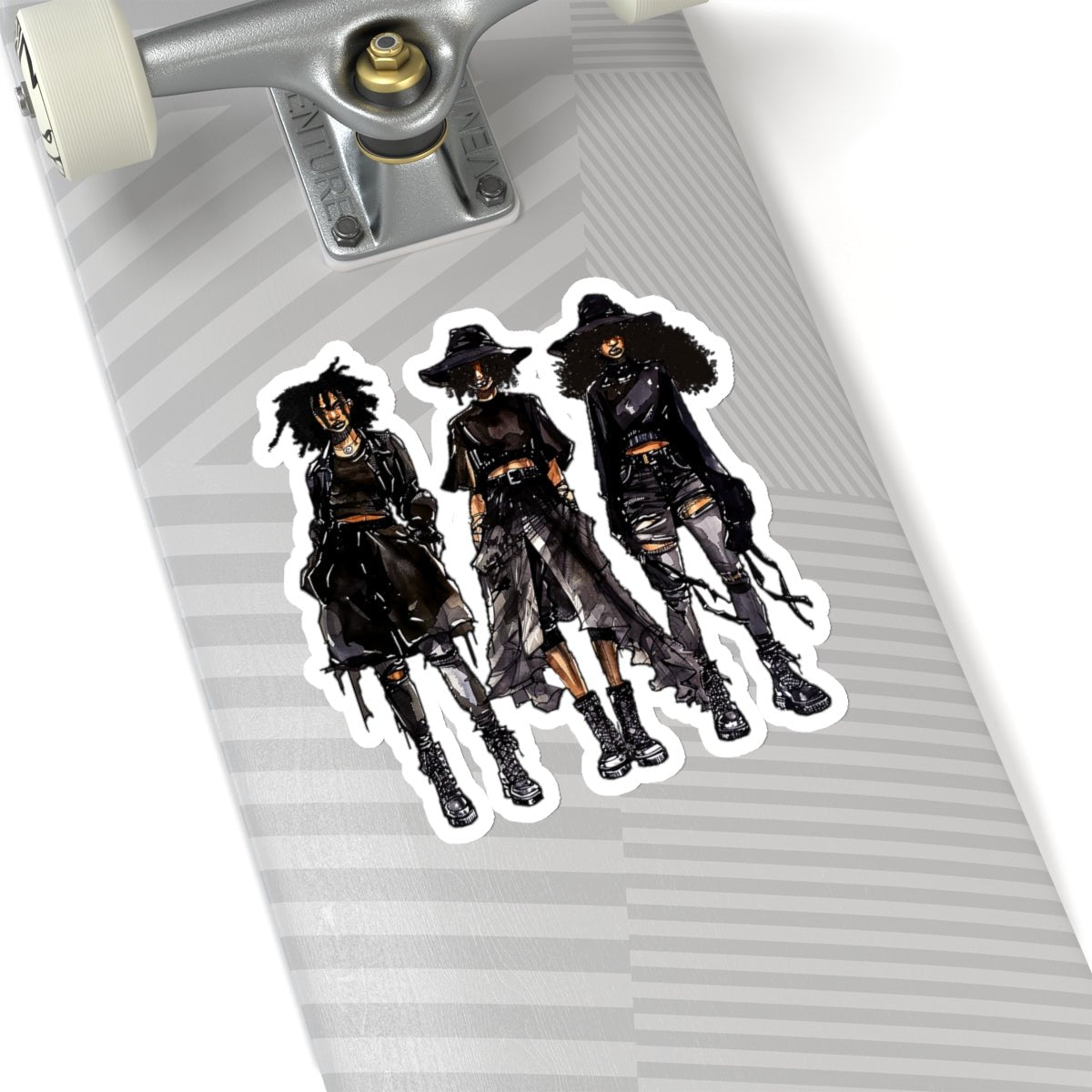 Black Girls Goth Sticker - The Trini Gee