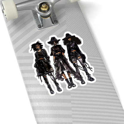 Black Girls Goth Sticker - The Trini Gee