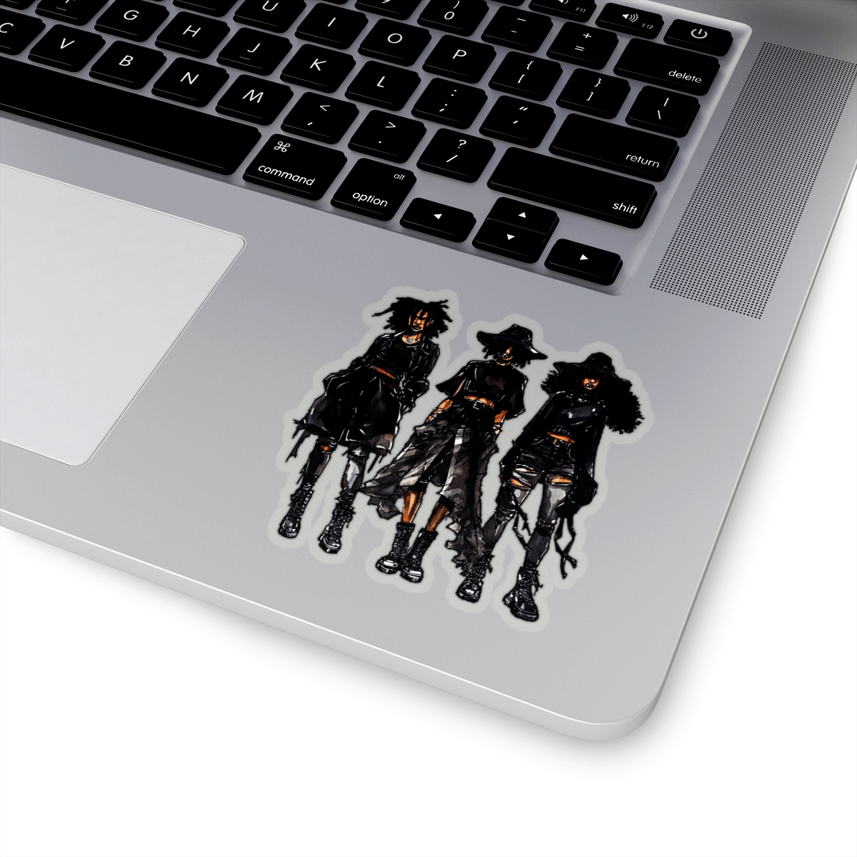 Black Girls Goth Sticker - The Trini Gee