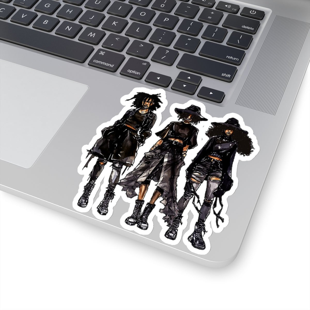 Black Girls Goth Sticker - The Trini Gee