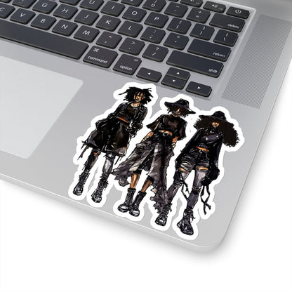 Black Girls Goth Sticker - The Trini Gee
