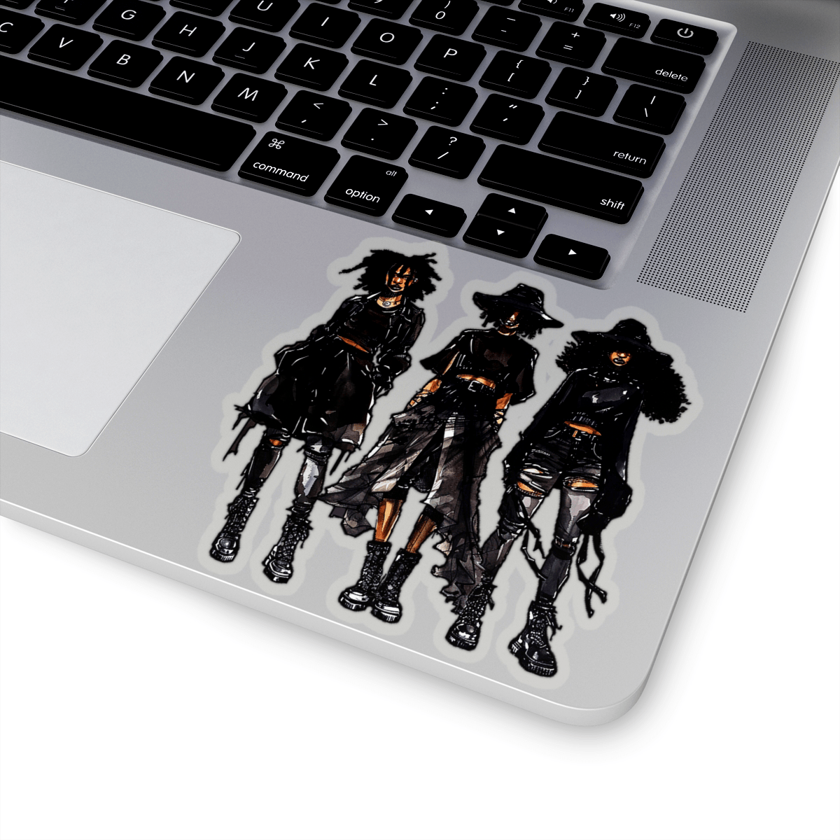 Black Girls Goth Sticker - The Trini Gee
