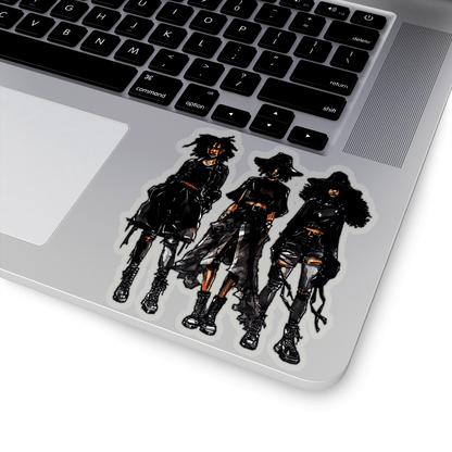 Black Girls Goth Sticker - The Trini Gee