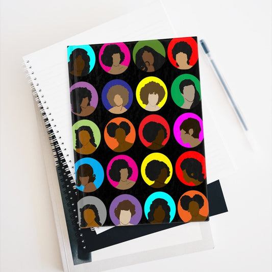 Black Hair Journal - Afrocentric Art by The Trini Gee