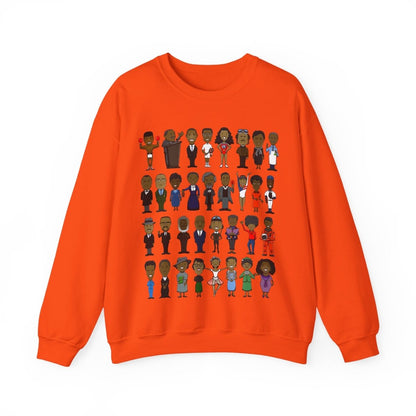 Black History Icons Sweatshirt - Afrocentric Art by The Trini Gee