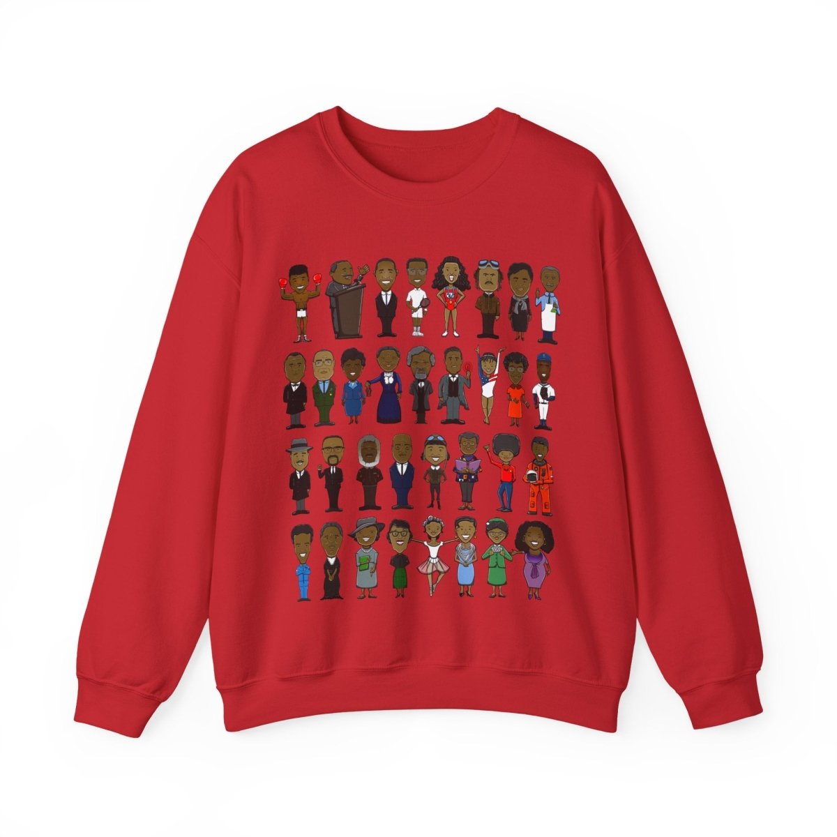 Black History Icons Sweatshirt - Afrocentric Art by The Trini Gee