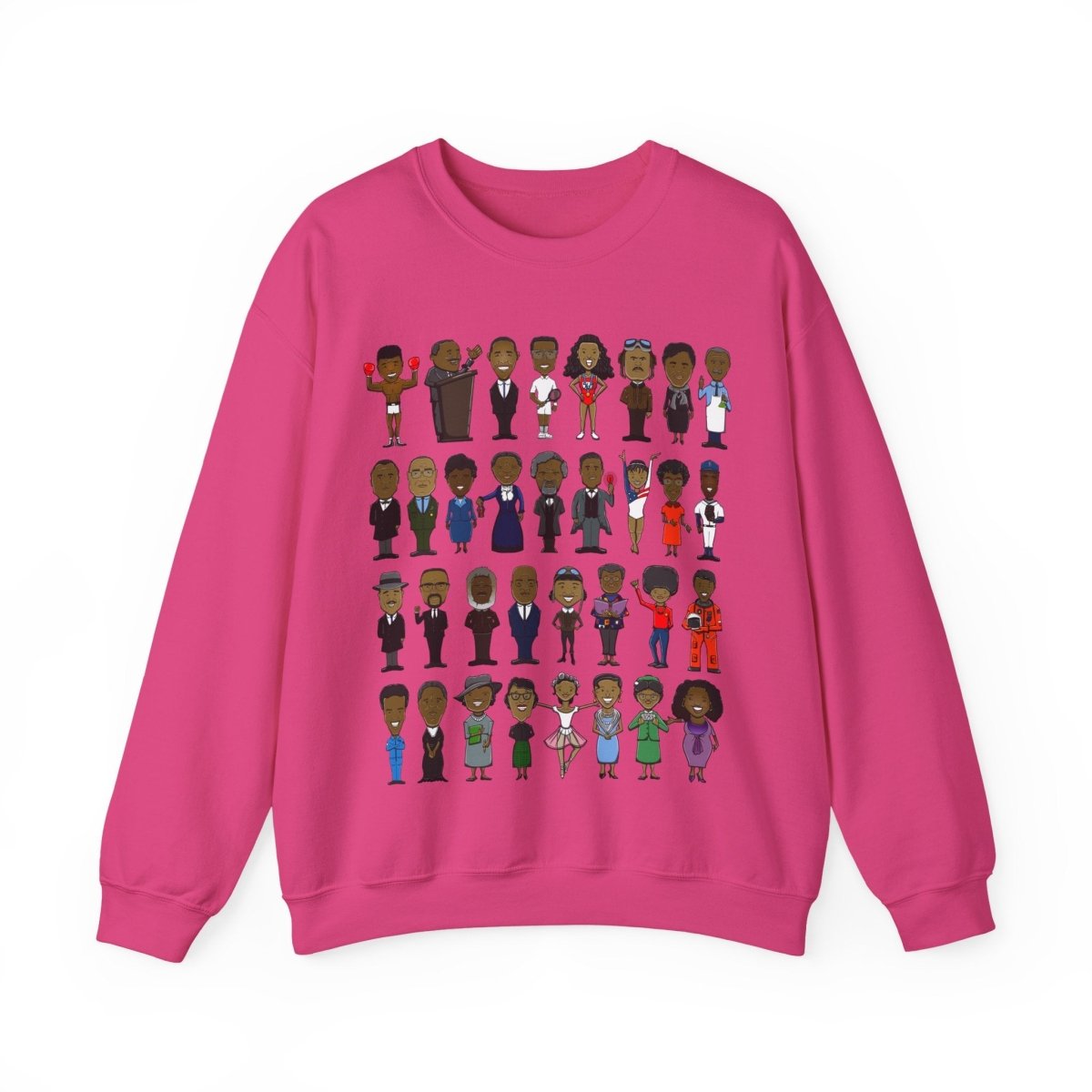 Black History Icons Sweatshirt - Afrocentric Art by The Trini Gee