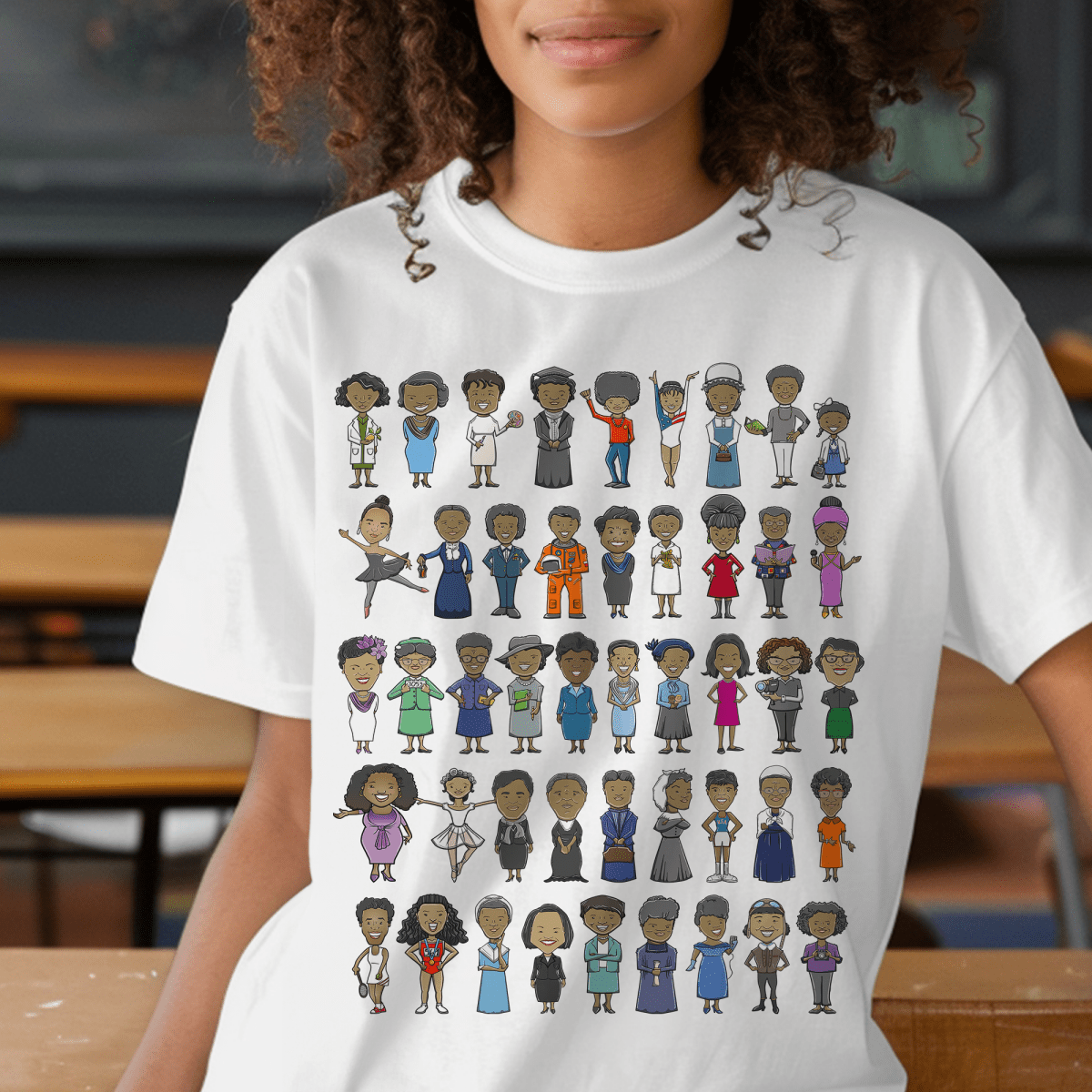 Black History Women Shirt - Afrocentric Art by The Trini Gee